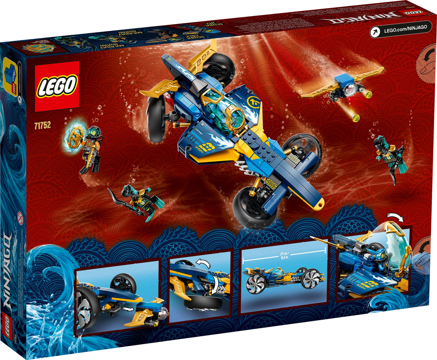 Ninjago 71752 Ninja-Unterwasserspeeder