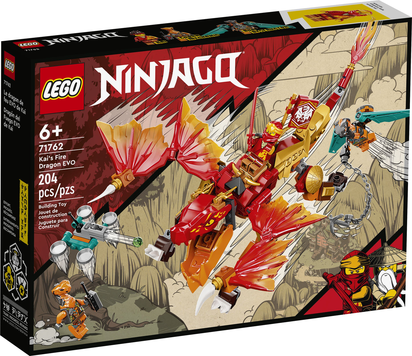 Ninjago 71762 Kais Feuerdrache EVO