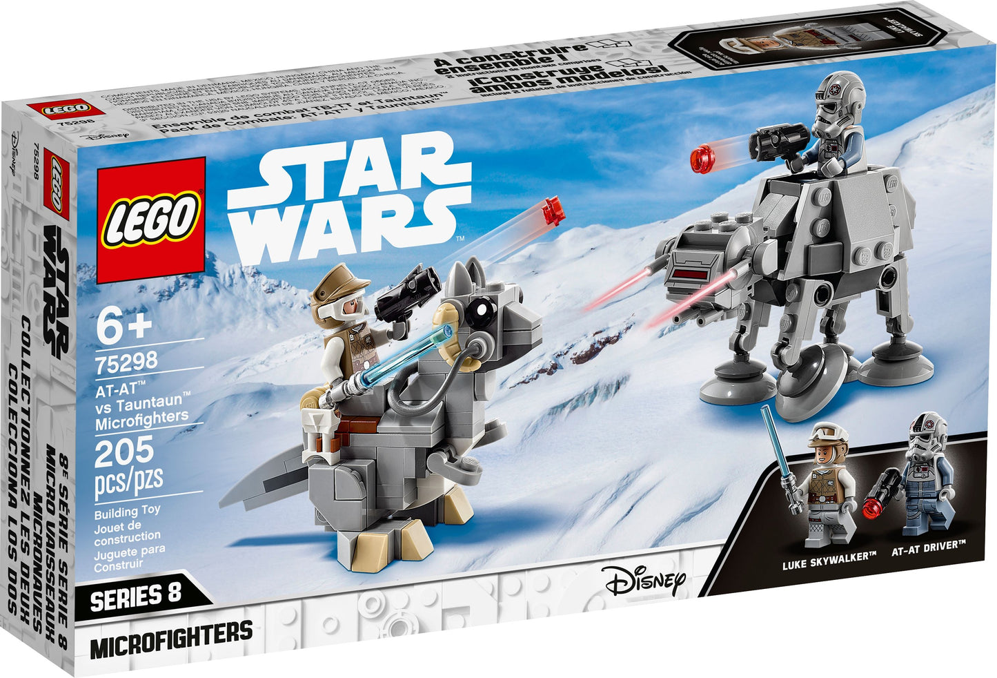 Star Wars 75298 AT-AT vs. Tauntaun™ Microfighters