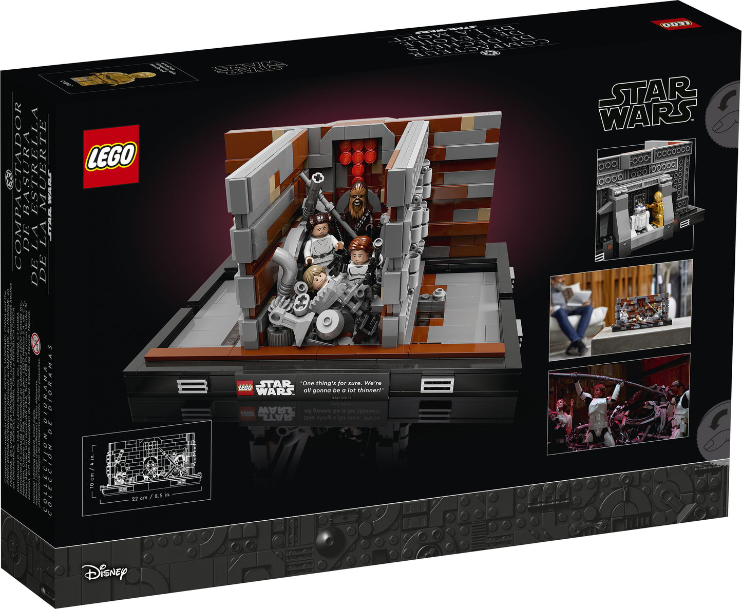Star Wars 75339 Müllpresse im Todesstern – Diorama