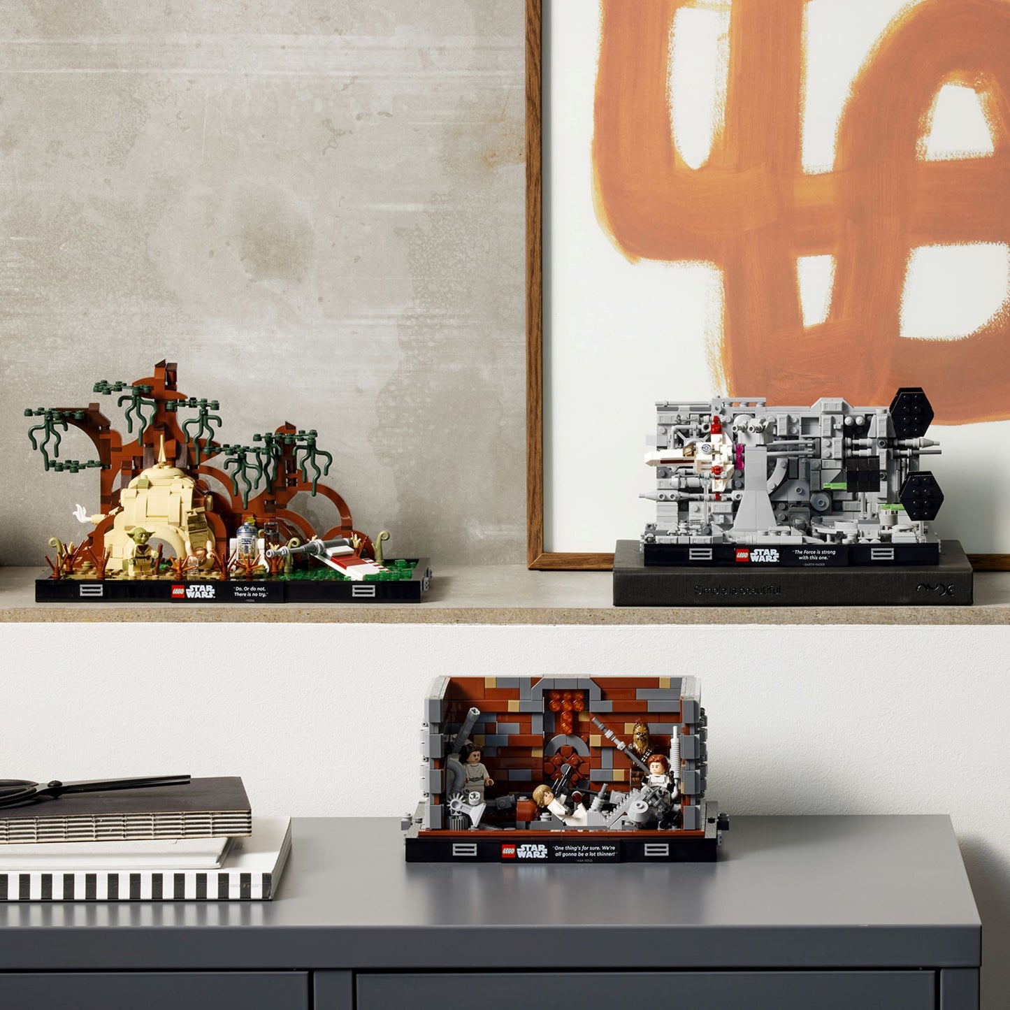 Star Wars 75339 Müllpresse im Todesstern – Diorama