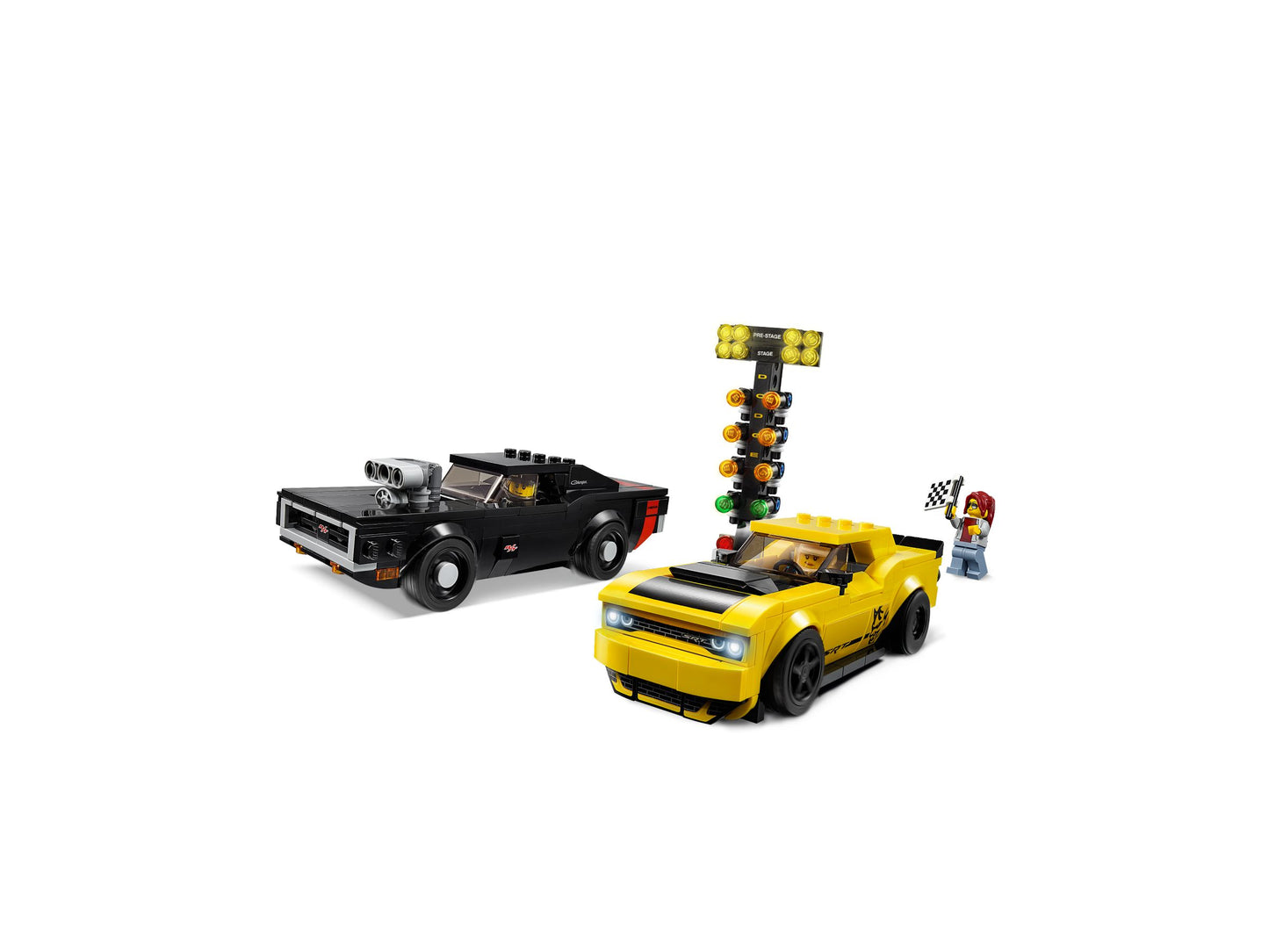 Speed Champions 75893 2018 Dodge Challenger SRT Demon und 1970 Dodge Charger R/T