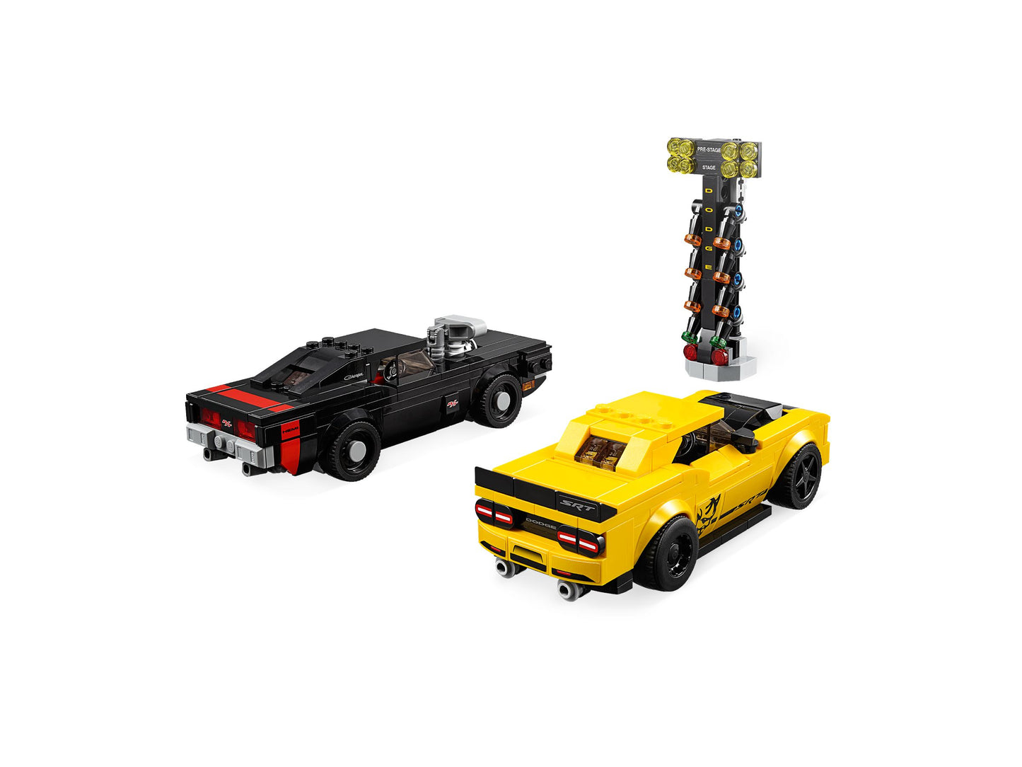Speed Champions 75893 2018 Dodge Challenger SRT Demon und 1970 Dodge Charger R/T
