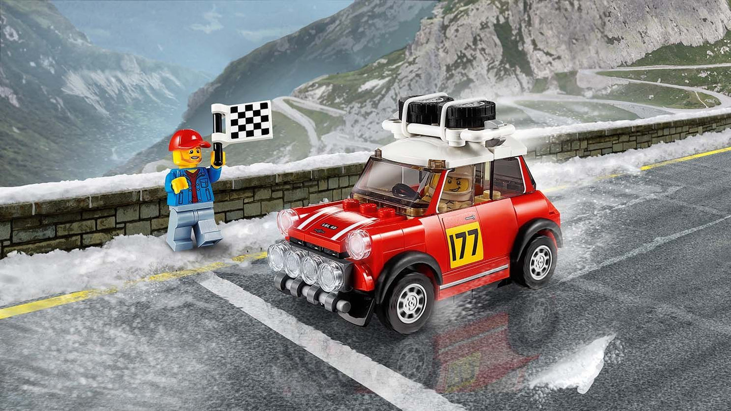 Speed Champions 75894 Rallyeauto 1967 Mini Cooper S und Buggy 2018 Mini John Cooper Works
