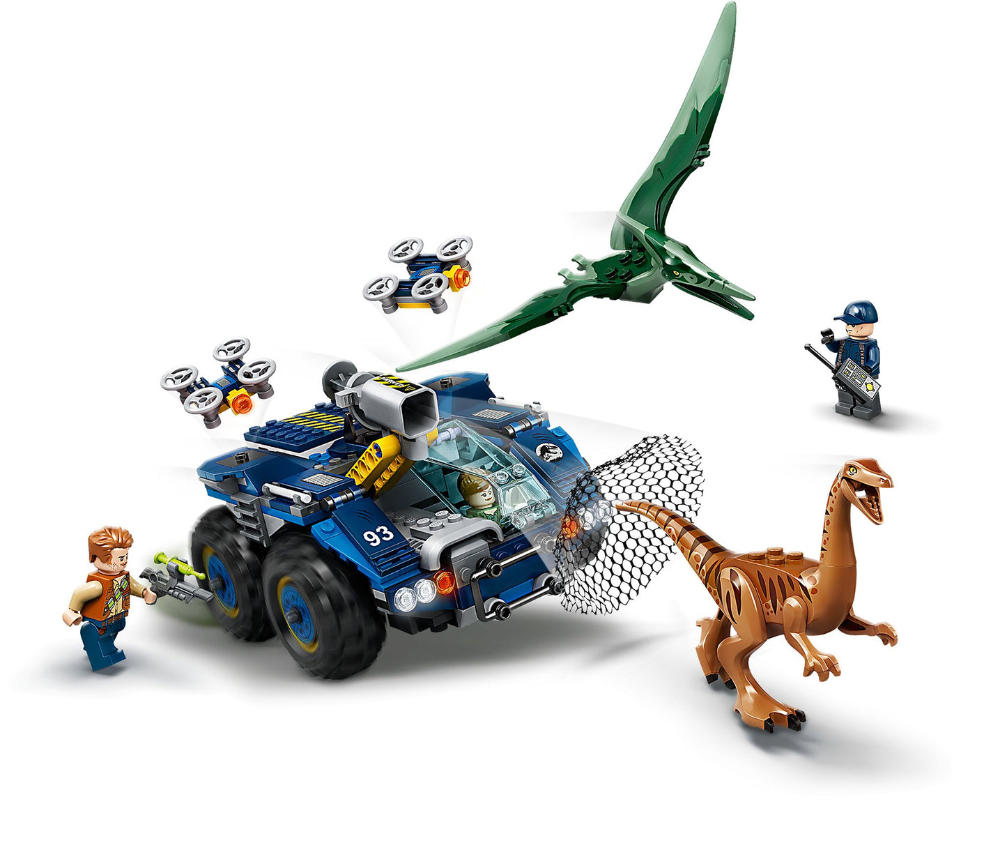 Jurassic World 75940 Ausbruch von Gallimimus und Pteranodon