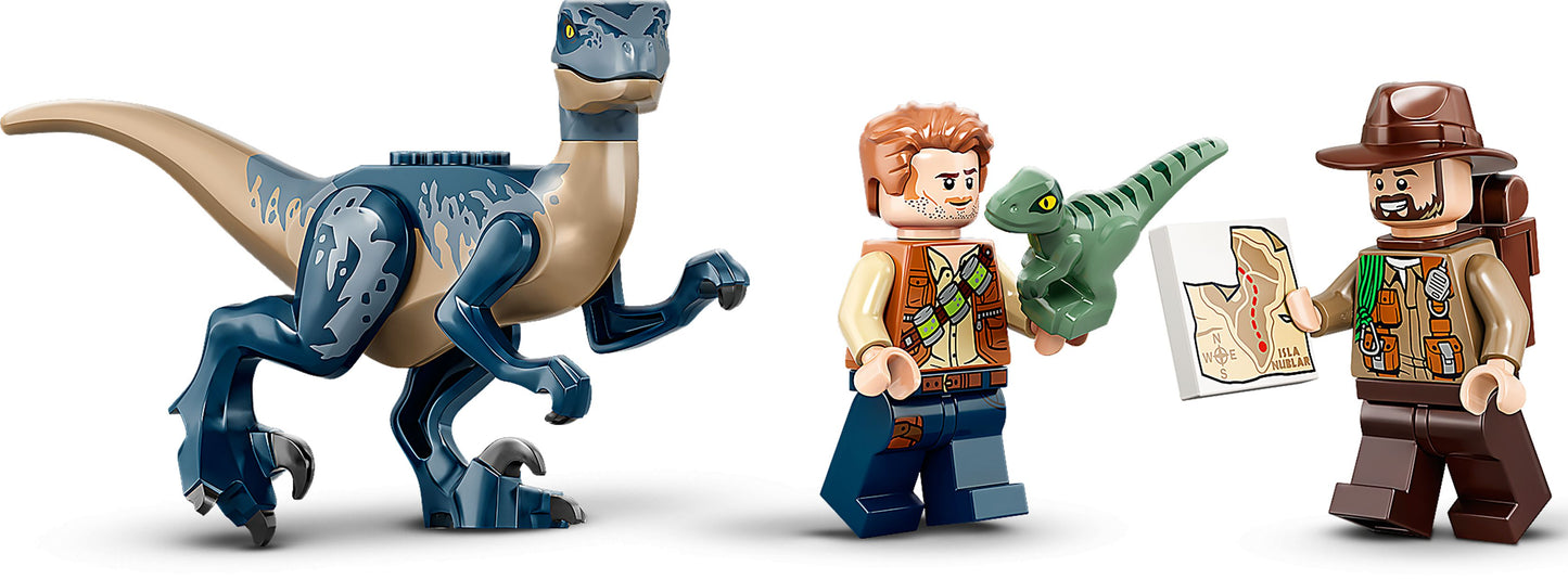 Jurassic World 75942 Velociraptor Rettungsmission mit dem Doppeldecker