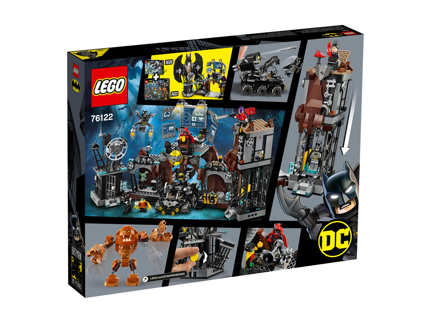 Super Heroes 76122 Clayface Invasion in die Bathöhle