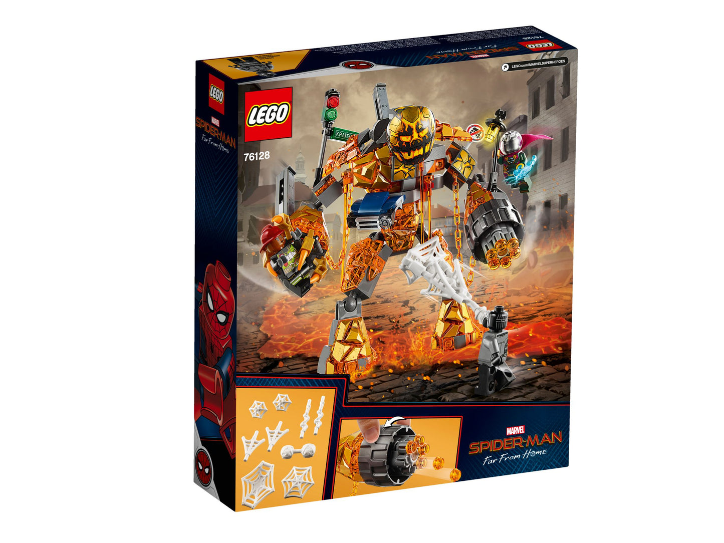 Super Heroes 76128 Duell mit Molten Man