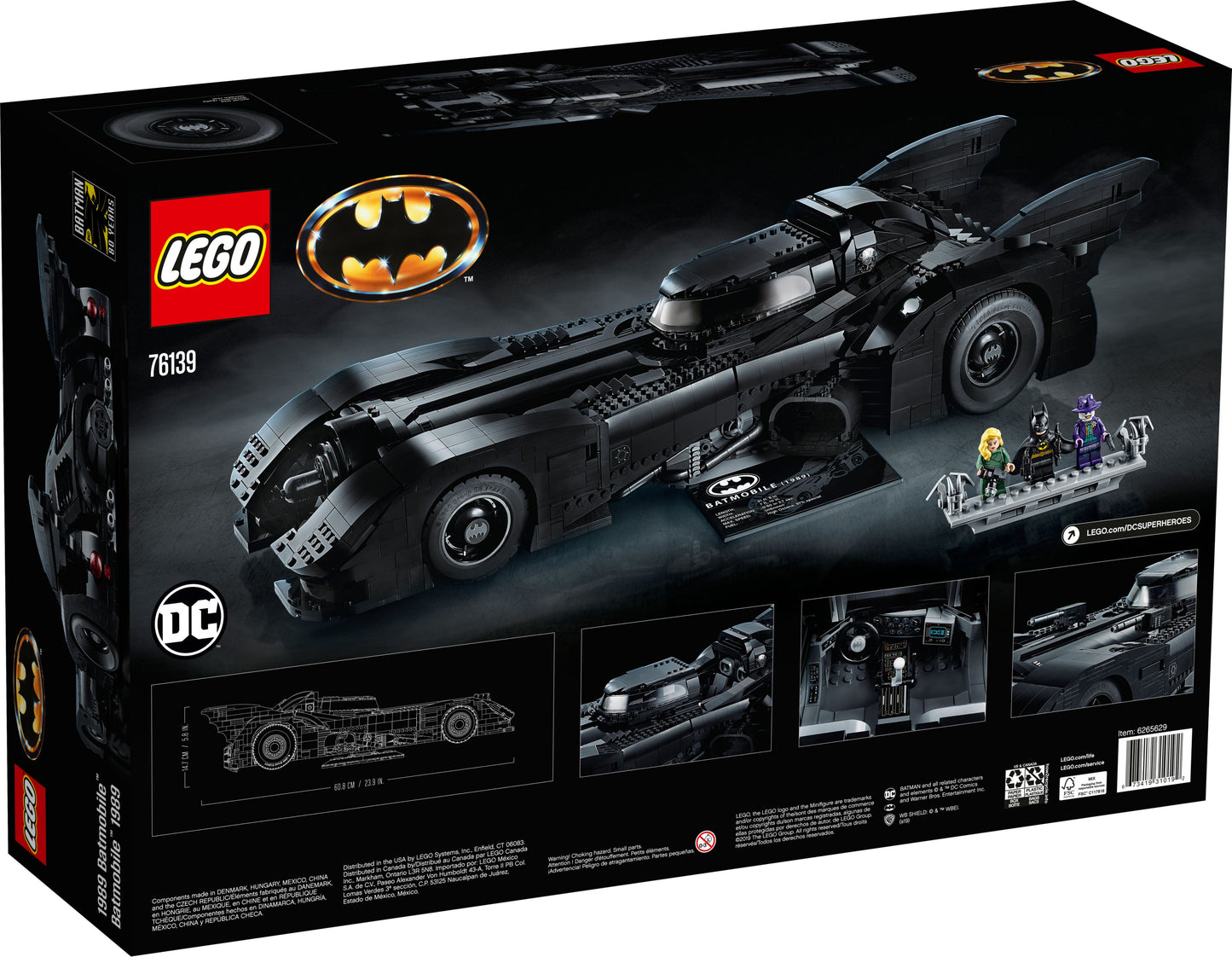 Super Heroes 76139 1989 Batmobile