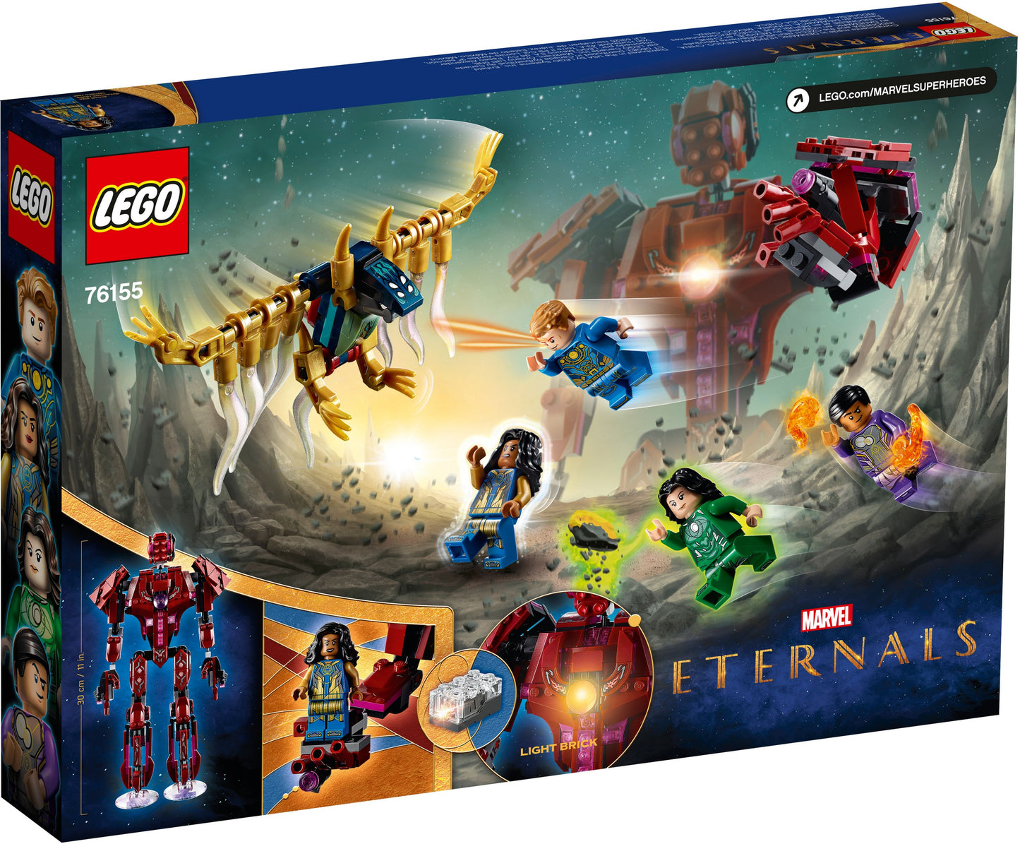 Super Heroes 76155 LEGO Marvel The Eternals: In Arishems Schatten