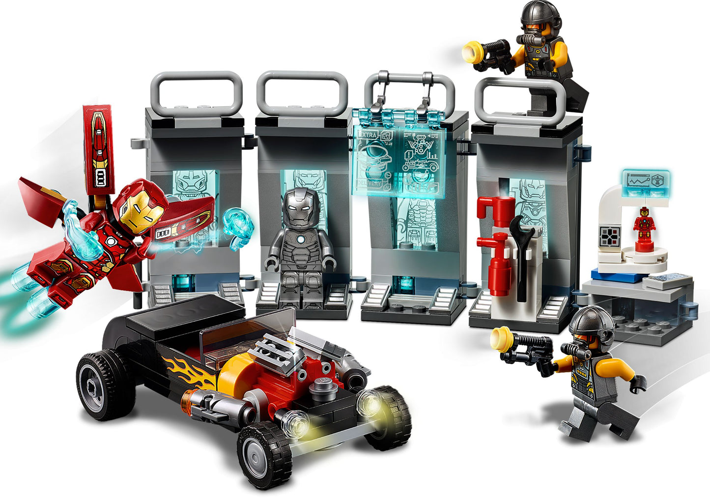 Super Heroes 76167 Iron Mans Arsenal
