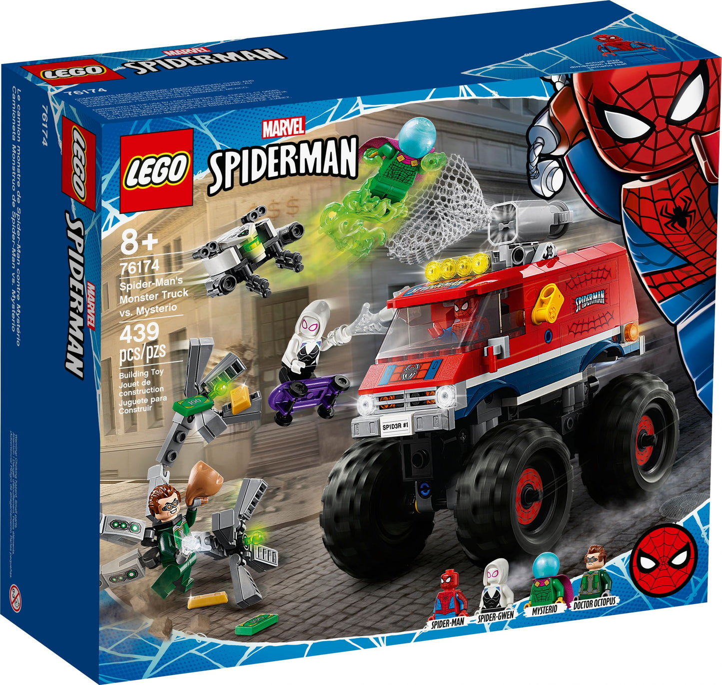 Super Heroes 76174 Spider-Mans Monstertruck vs Mysterio
