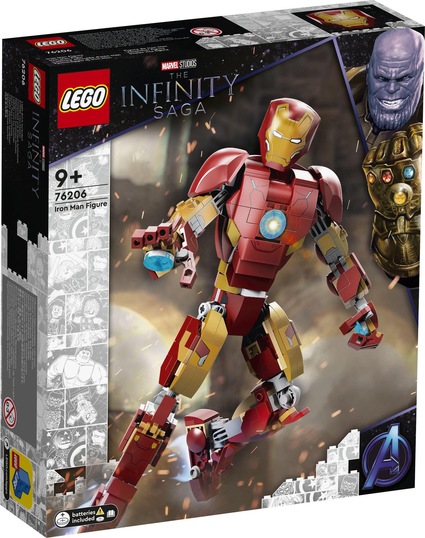 Super Heroes 76206 Iron Man Figur