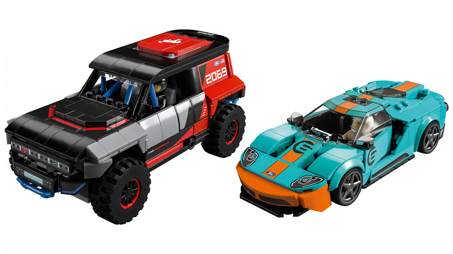 Speed Champions 76905 Ford GT Heritage Edition und Bronco R