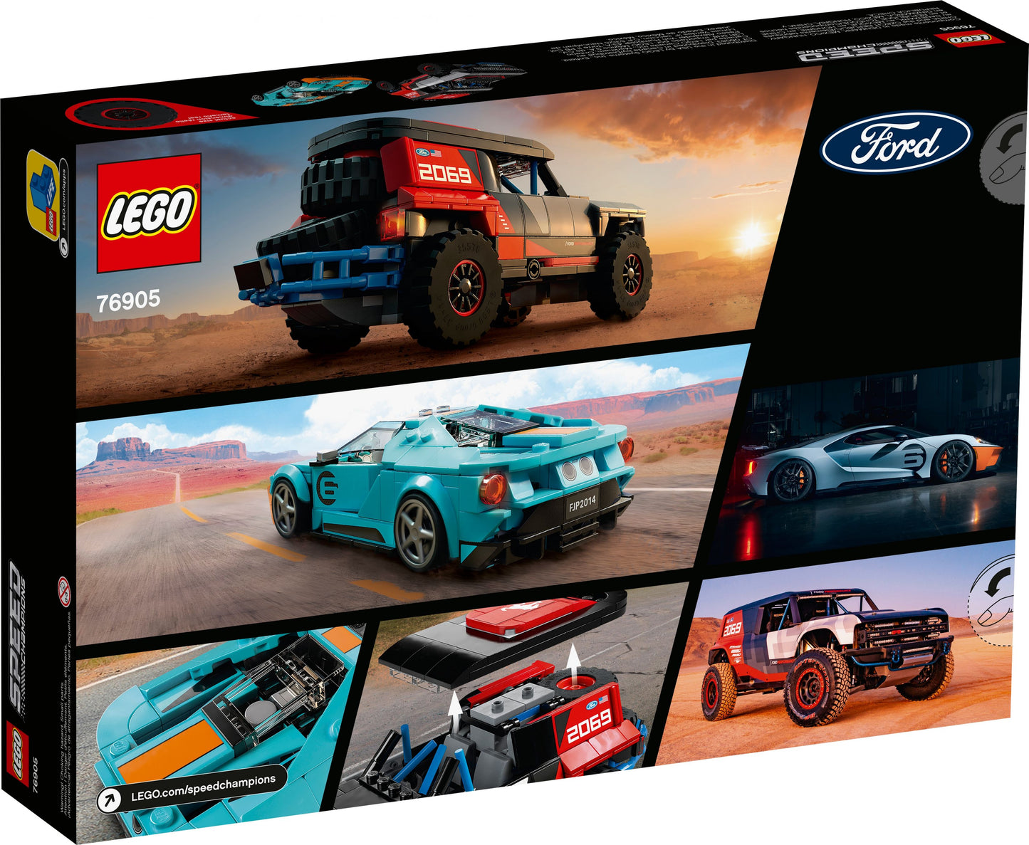 Speed Champions 76905 Ford GT Heritage Edition und Bronco R
