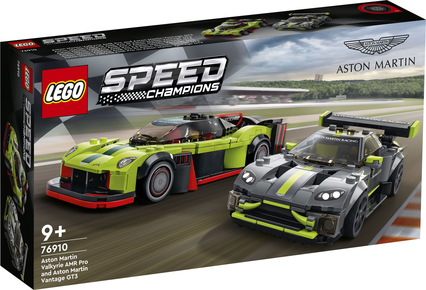 Speed Champions 76910 Aston Martin Valkyrie AMR Pro& Aston Martin Vantage GT3