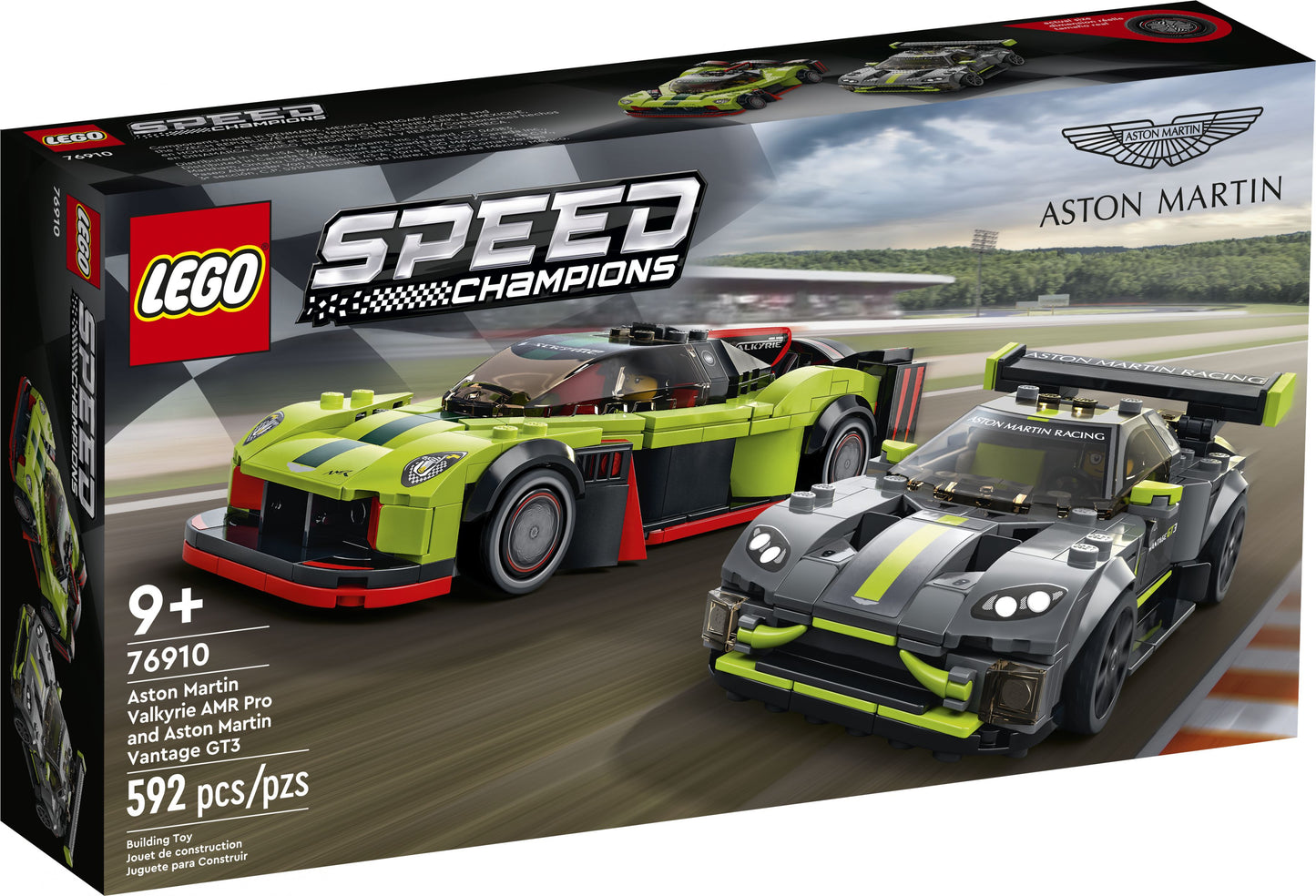 Speed Champions 76910 Aston Martin Valkyrie AMR Pro& Aston Martin Vantage GT3