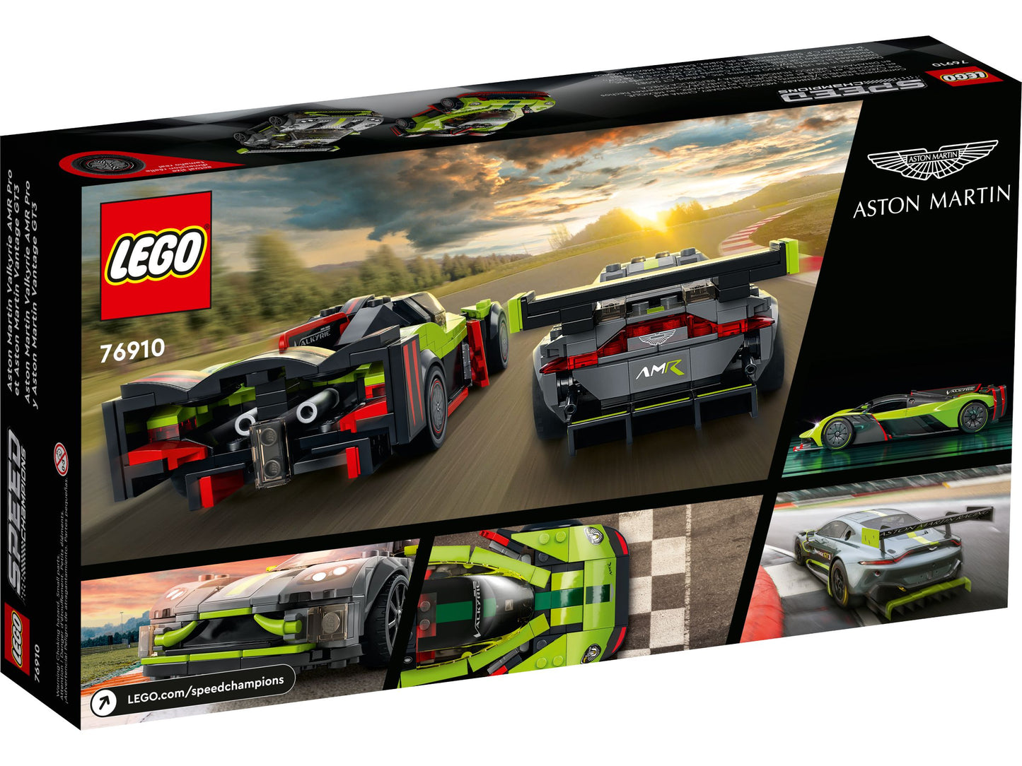 Speed Champions 76910 Aston Martin Valkyrie AMR Pro& Aston Martin Vantage GT3