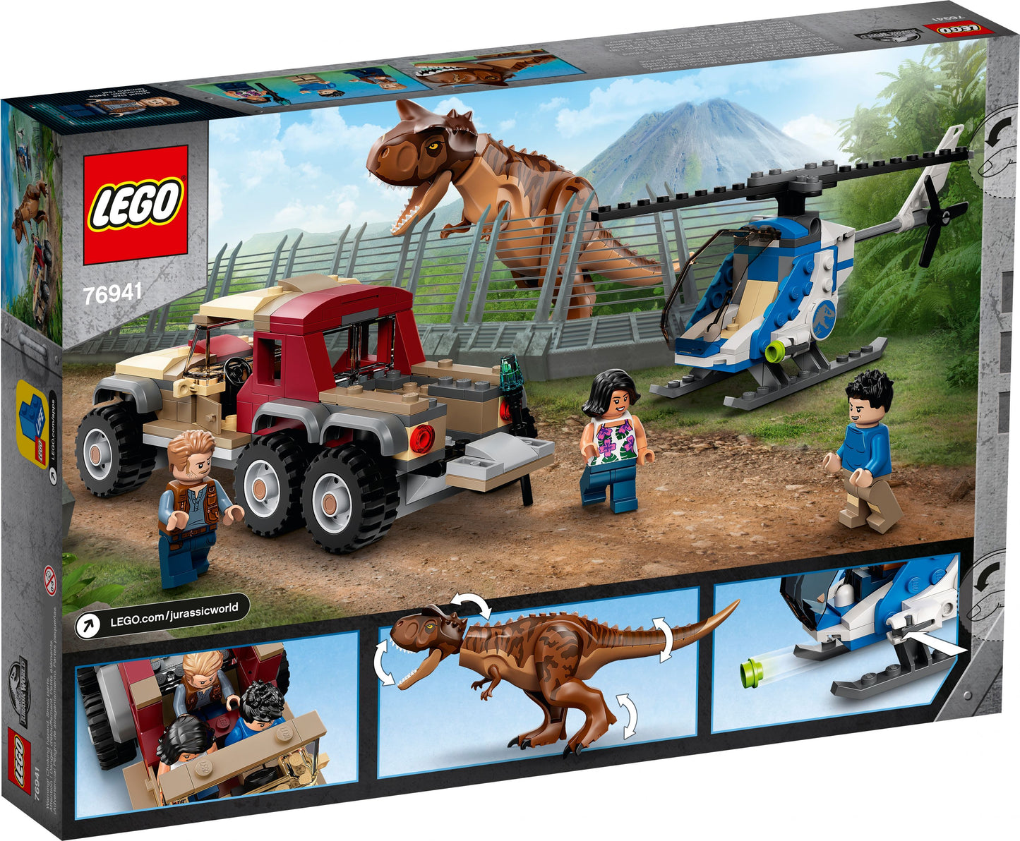 Jurassic World 76941 Verfolgung des Carnotaurus