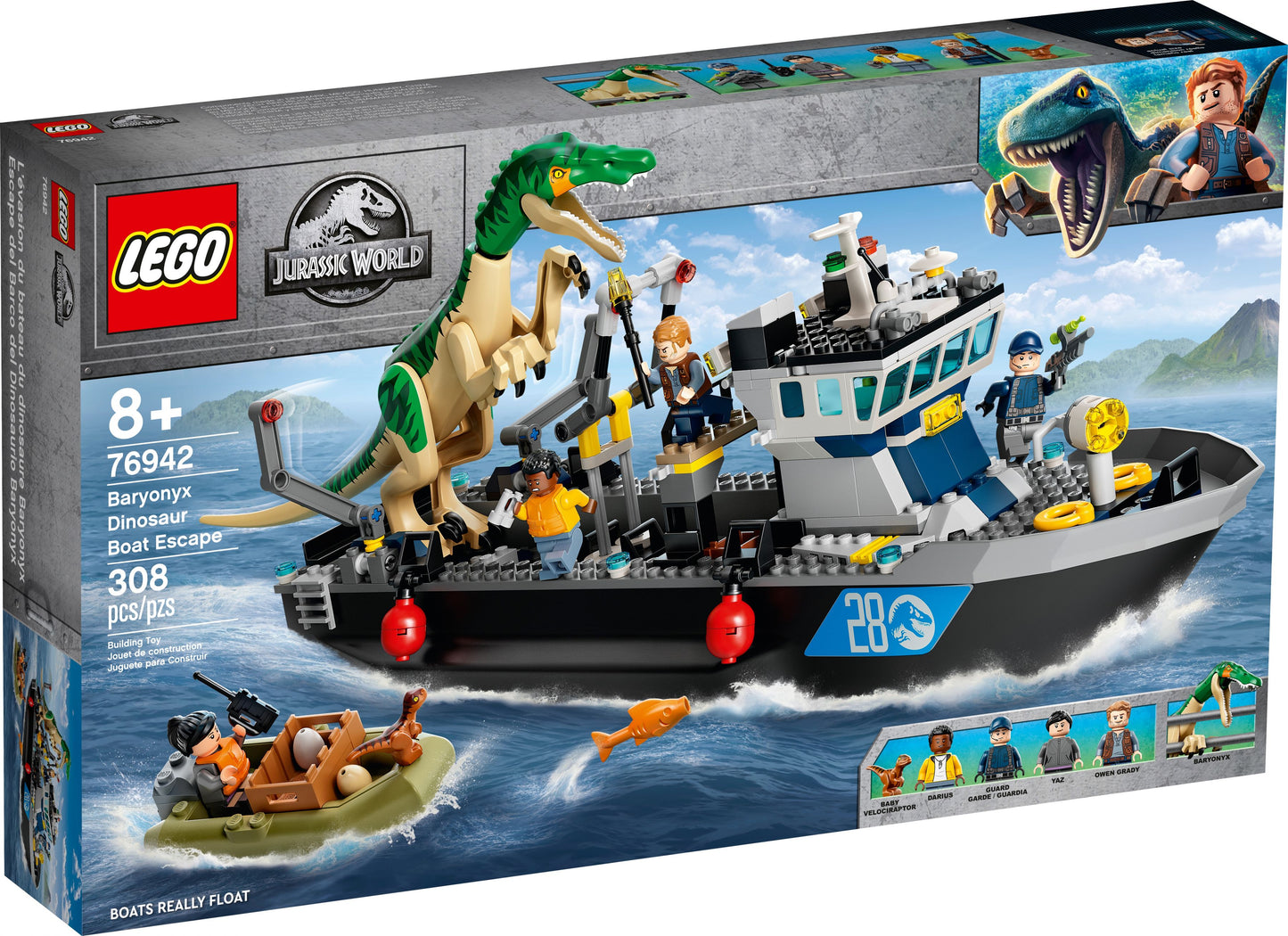 Jurassic World 76942 Flucht des Baryonyx