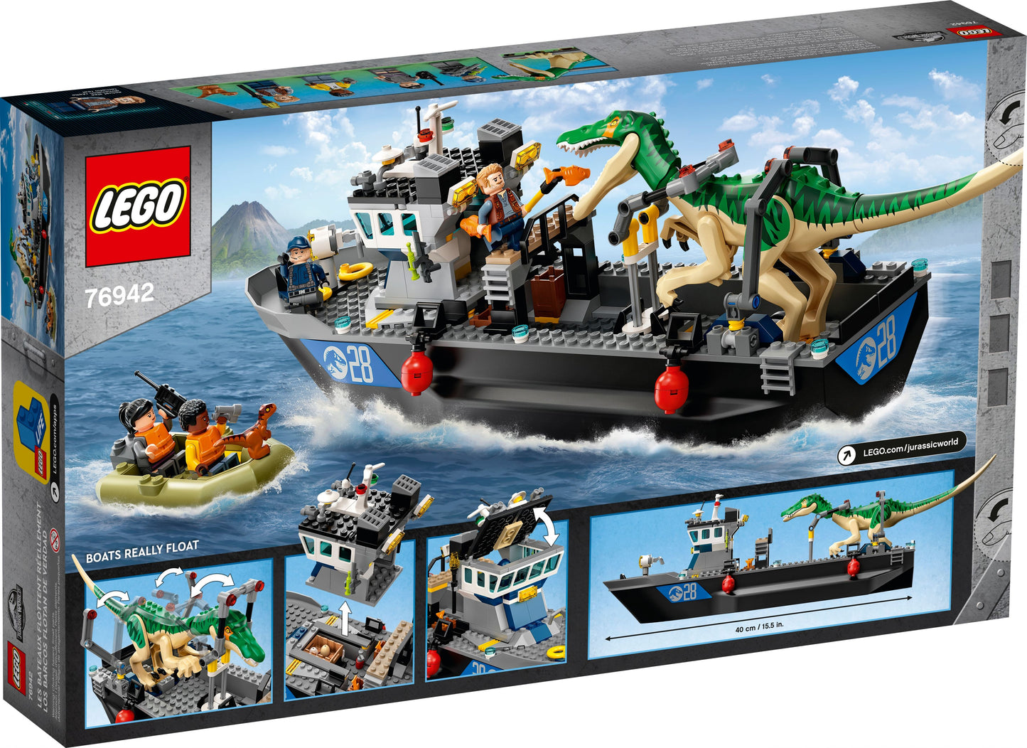 Jurassic World 76942 Flucht des Baryonyx
