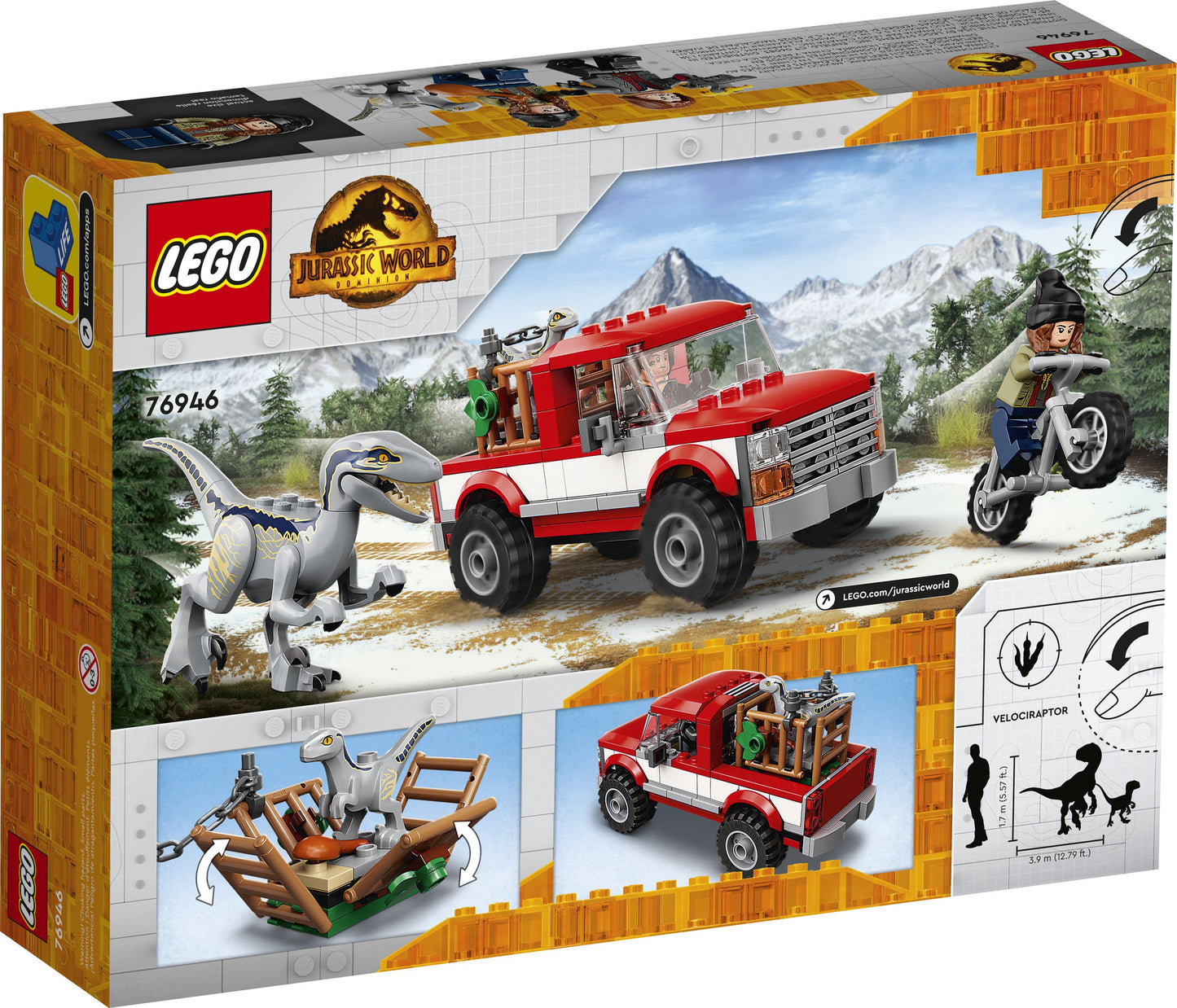 Jurassic World 76946 Blue& Beta in der Velociraptor-Falle