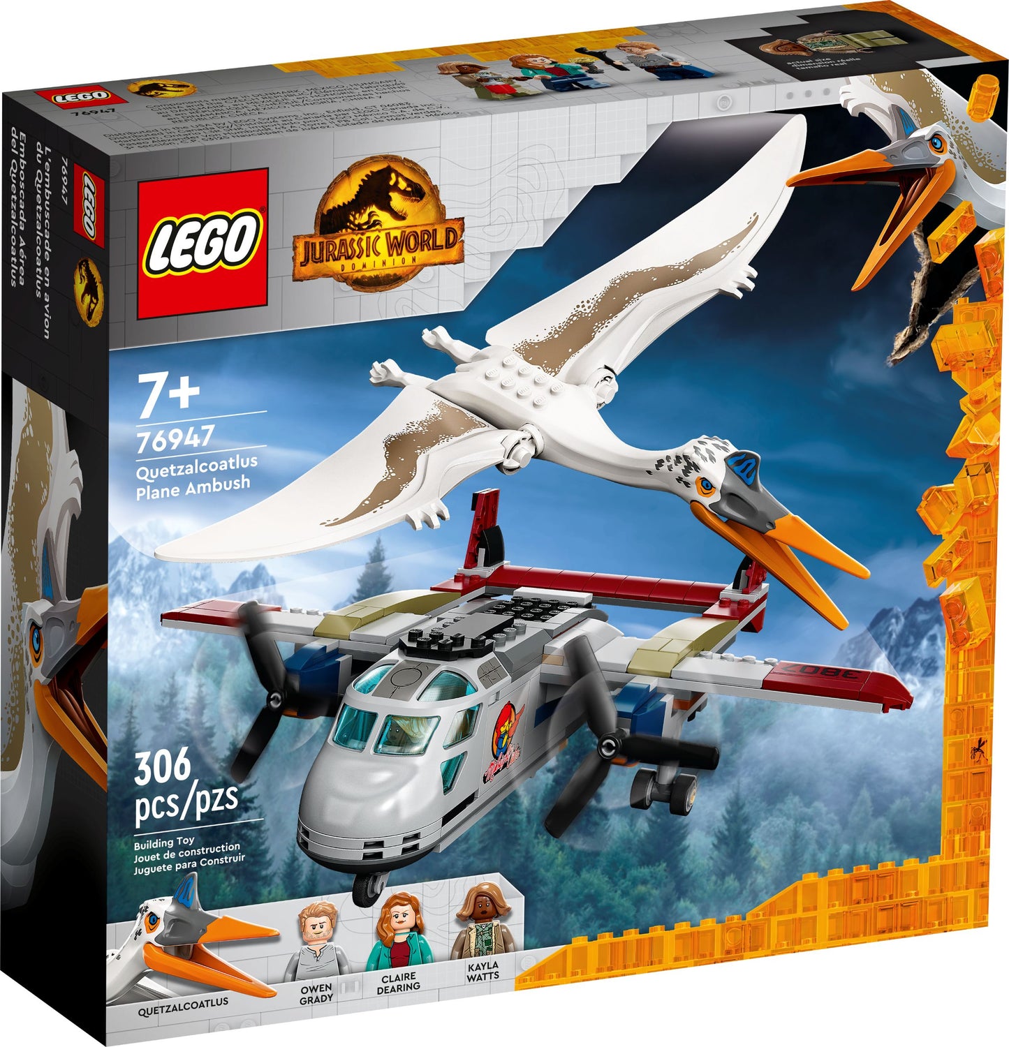 Jurassic World 76947 Quetzalcoatlus Flugzeug-Überfall