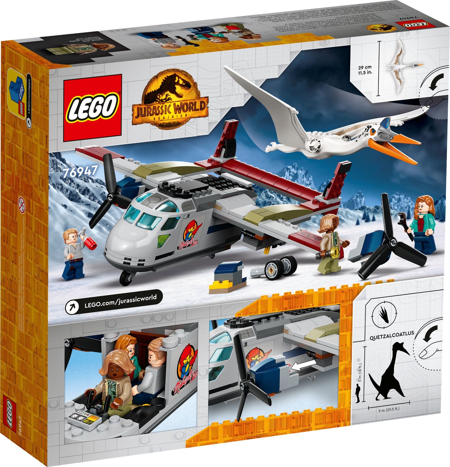 Jurassic World 76947 Quetzalcoatlus Flugzeug-Überfall