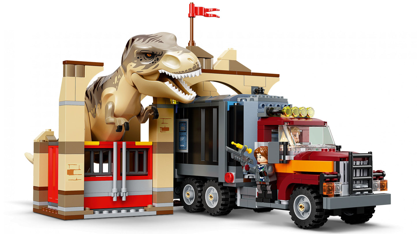 Jurassic World 76948 T Rex & Atrociraptor: Dinosaurier-Ausbruch