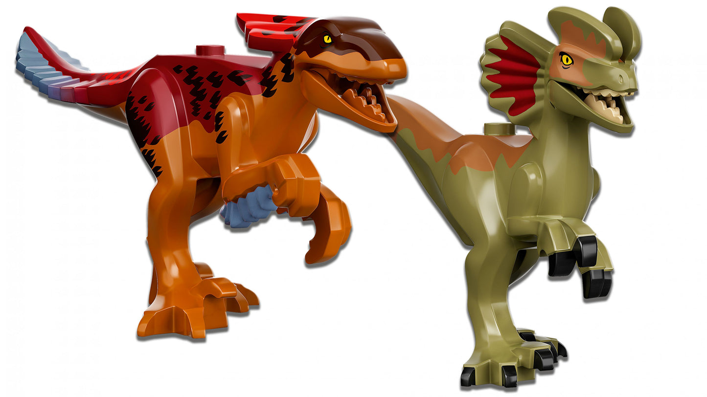 Jurassic World 76951 Pyroraptor& Dilophosaurus Transport