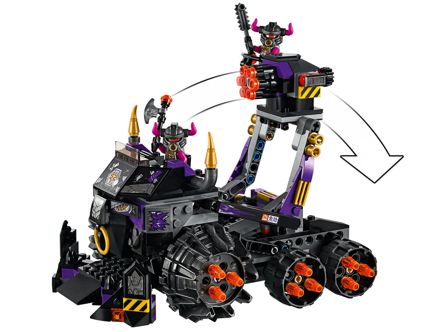 Monkie Kid 80007 Gepanzerter Eisenstier