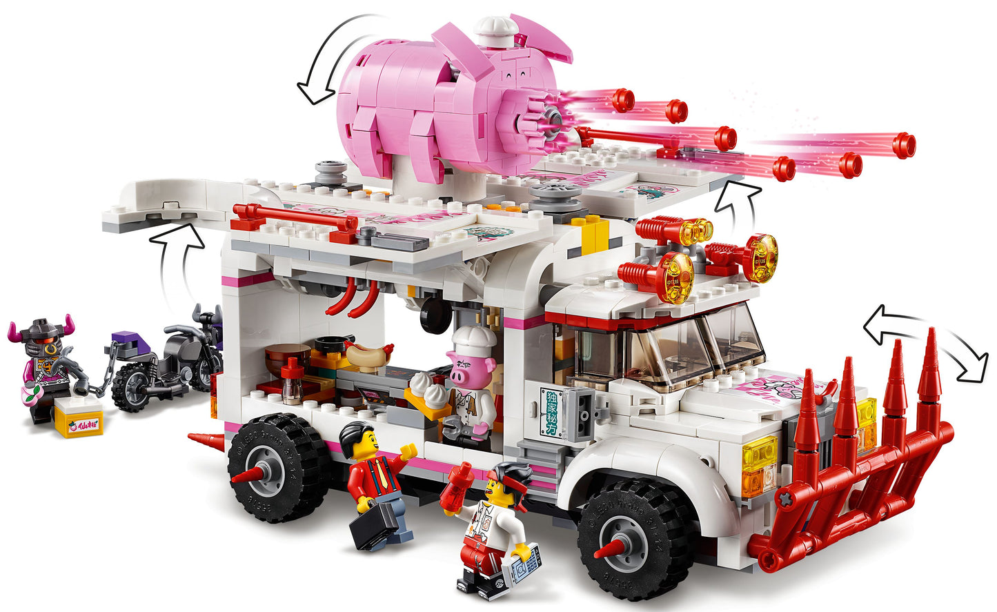 Monkie Kid 80009 Pigsys Foodtruck