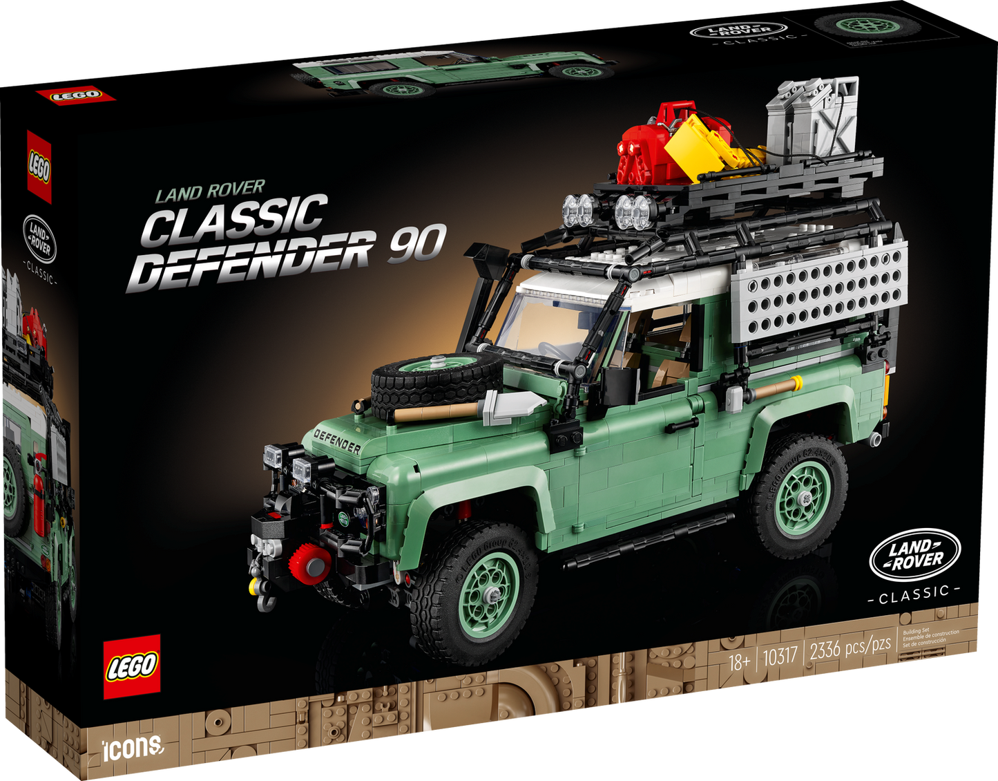 Icons 10317 Klassischer Land Rover Defender 90