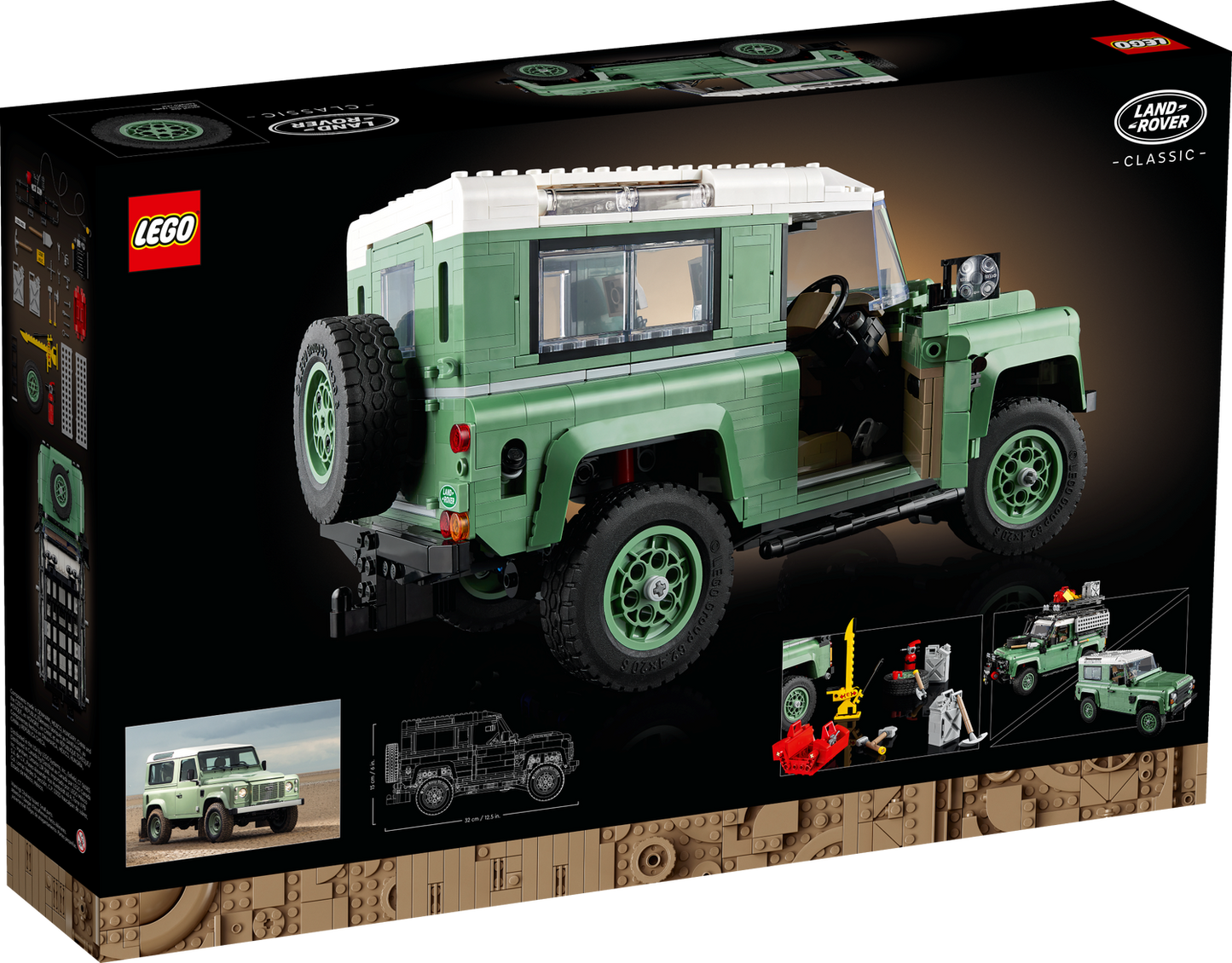 Icons 10317 Klassischer Land Rover Defender 90