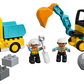 DUPLO 10931 Bagger und Laster