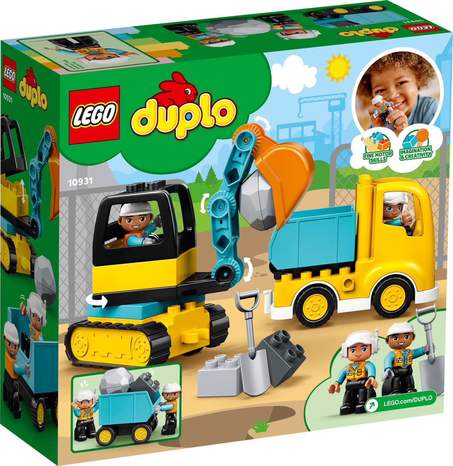 DUPLO 10931 Bagger und Laster