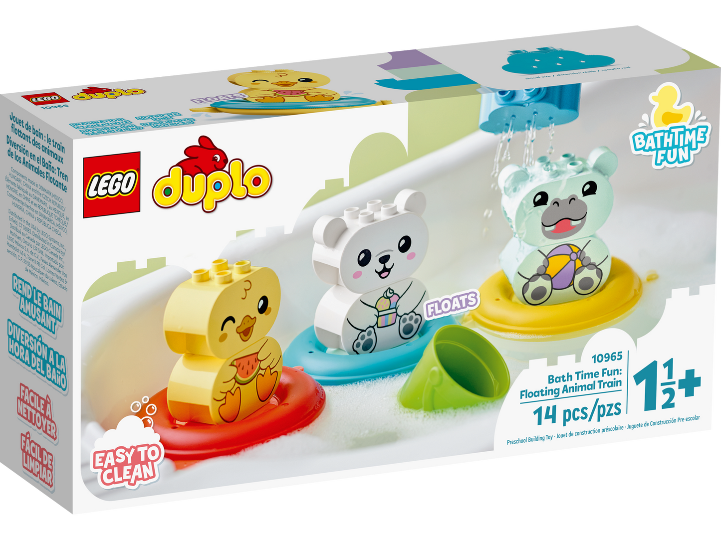 DUPLO 10965 Badewannenspaß: Schwimmender Tierzug