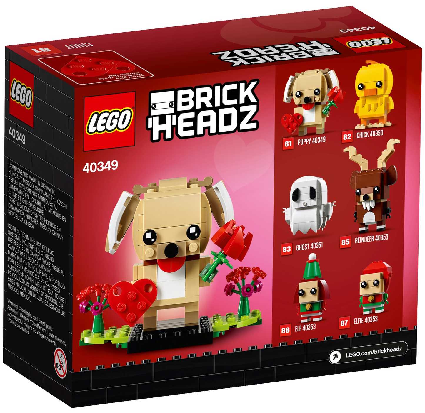 BrickHeadz 40349 Valentinstag-Welpe