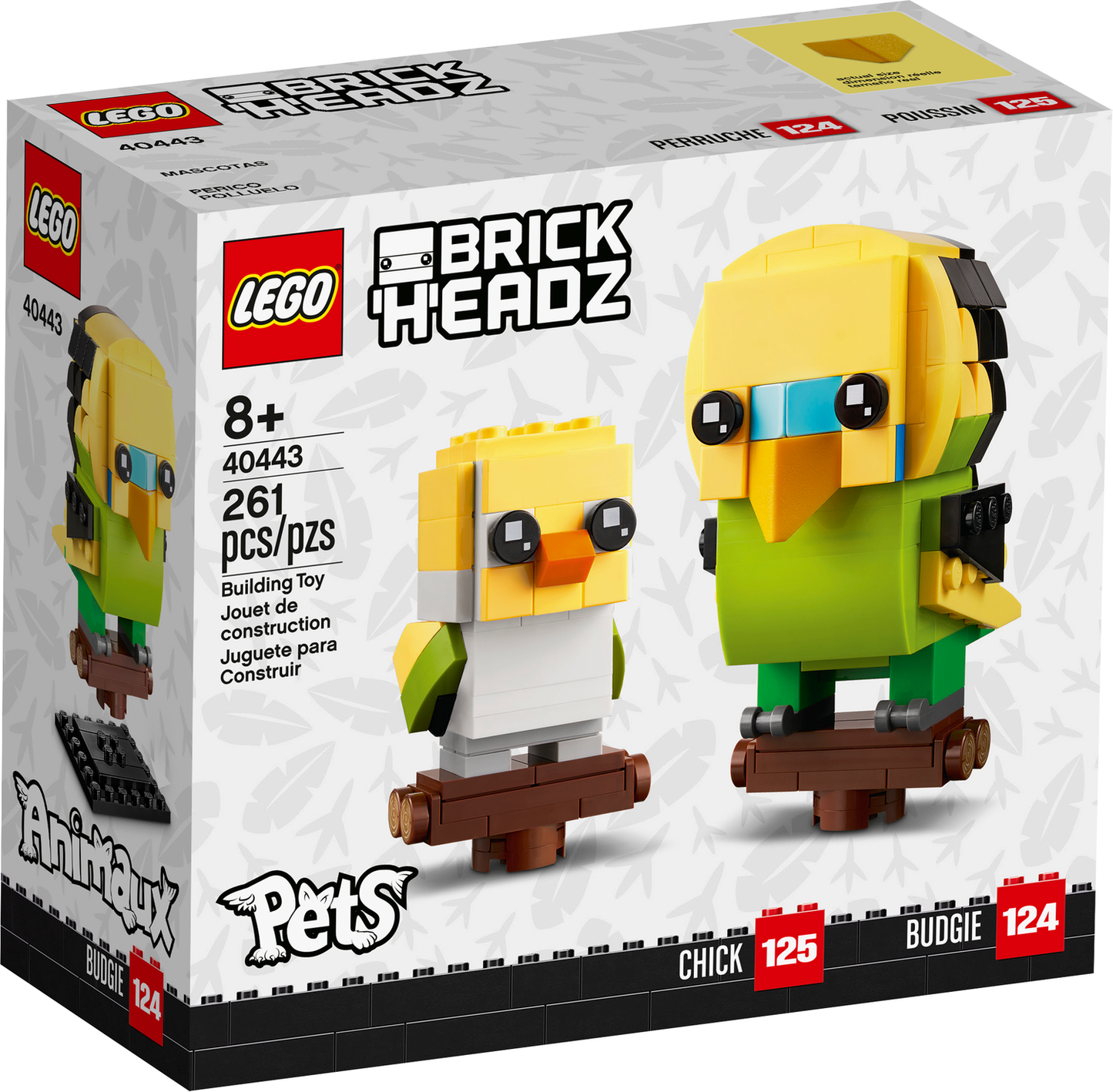 BrickHeadz 40443 Wellensittich