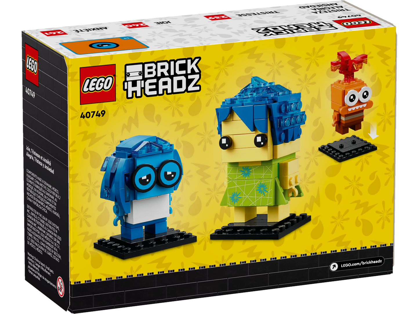 BrickHeadz 40749 Freude, Kummer und Zweifel