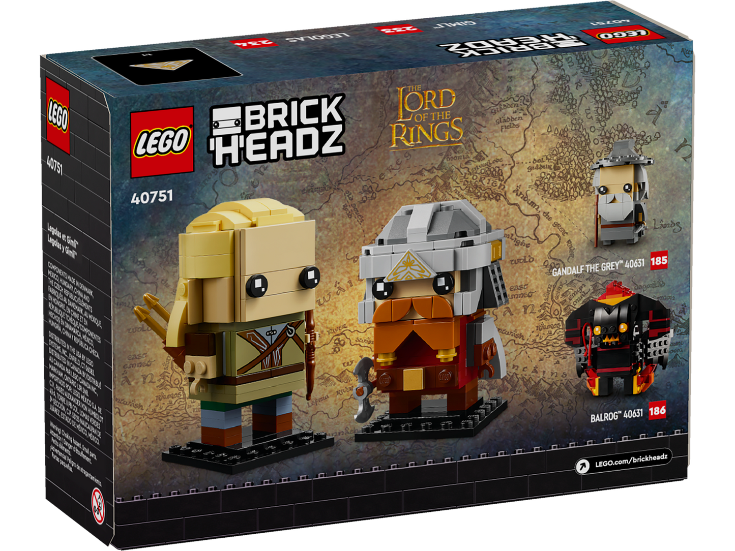 BrickHeadz 40751 Legolas und Gimli