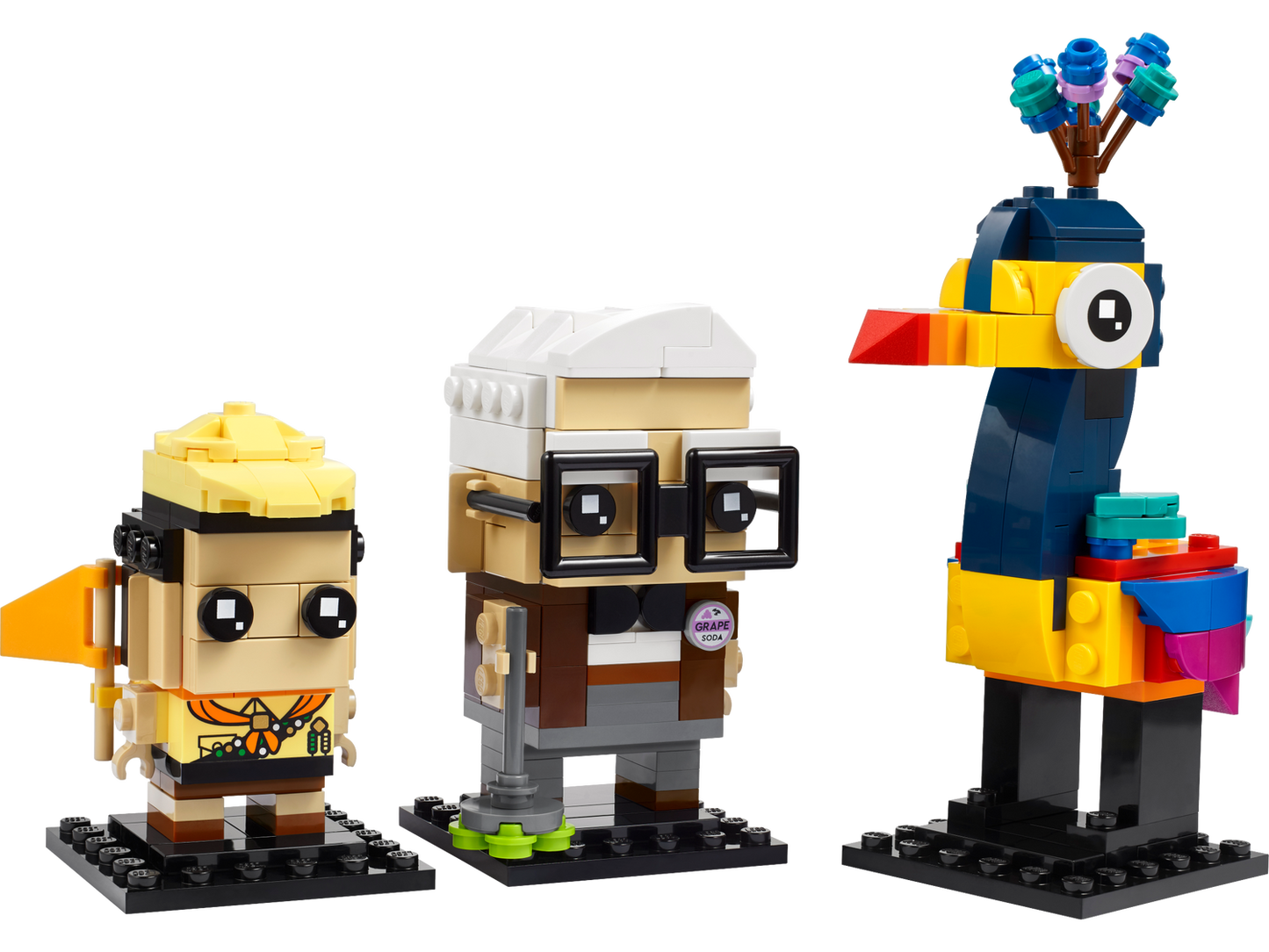 BrickHeadz 40752 Carl, Russell und Kevin