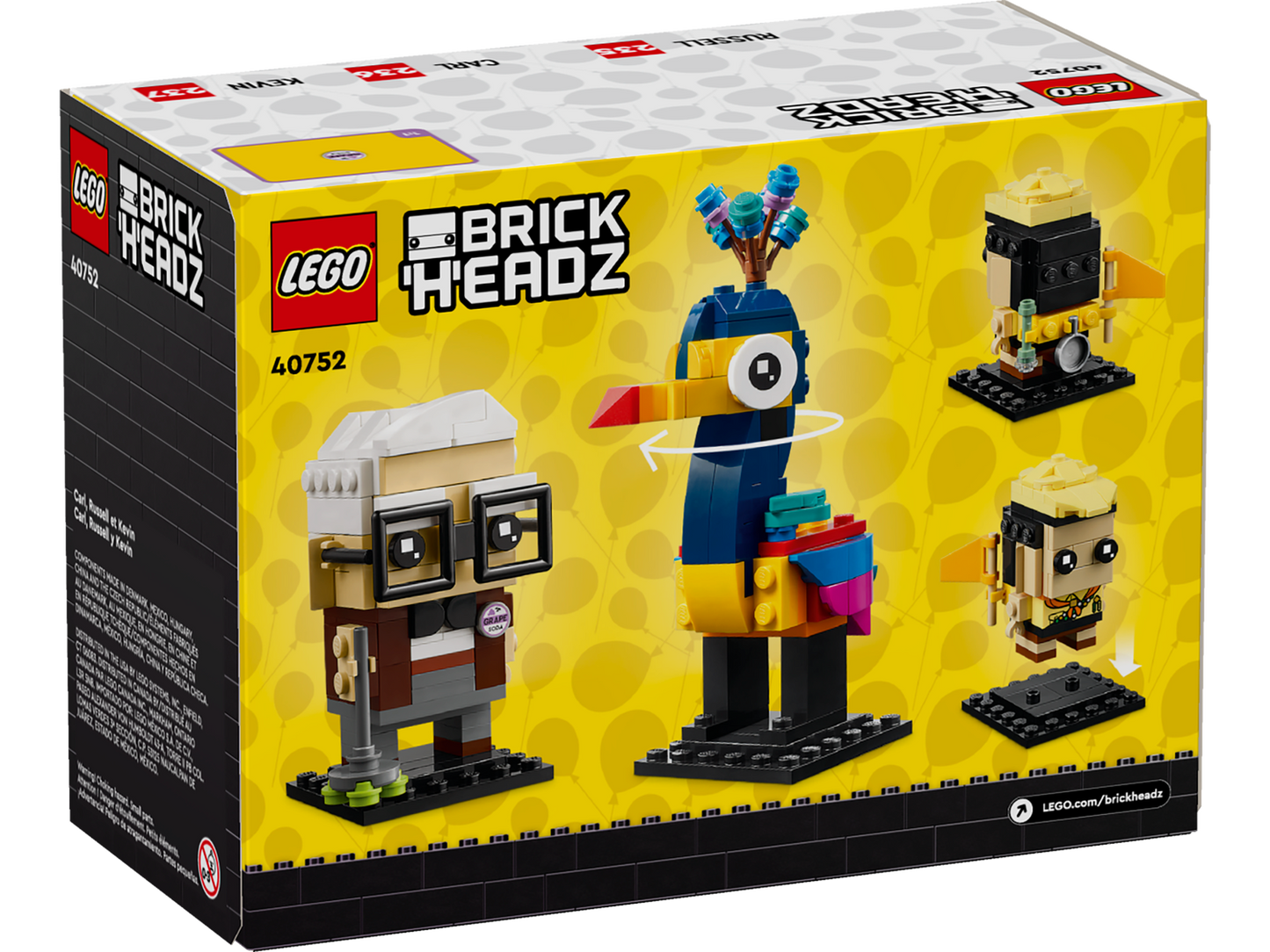 BrickHeadz 40752 Carl, Russell und Kevin