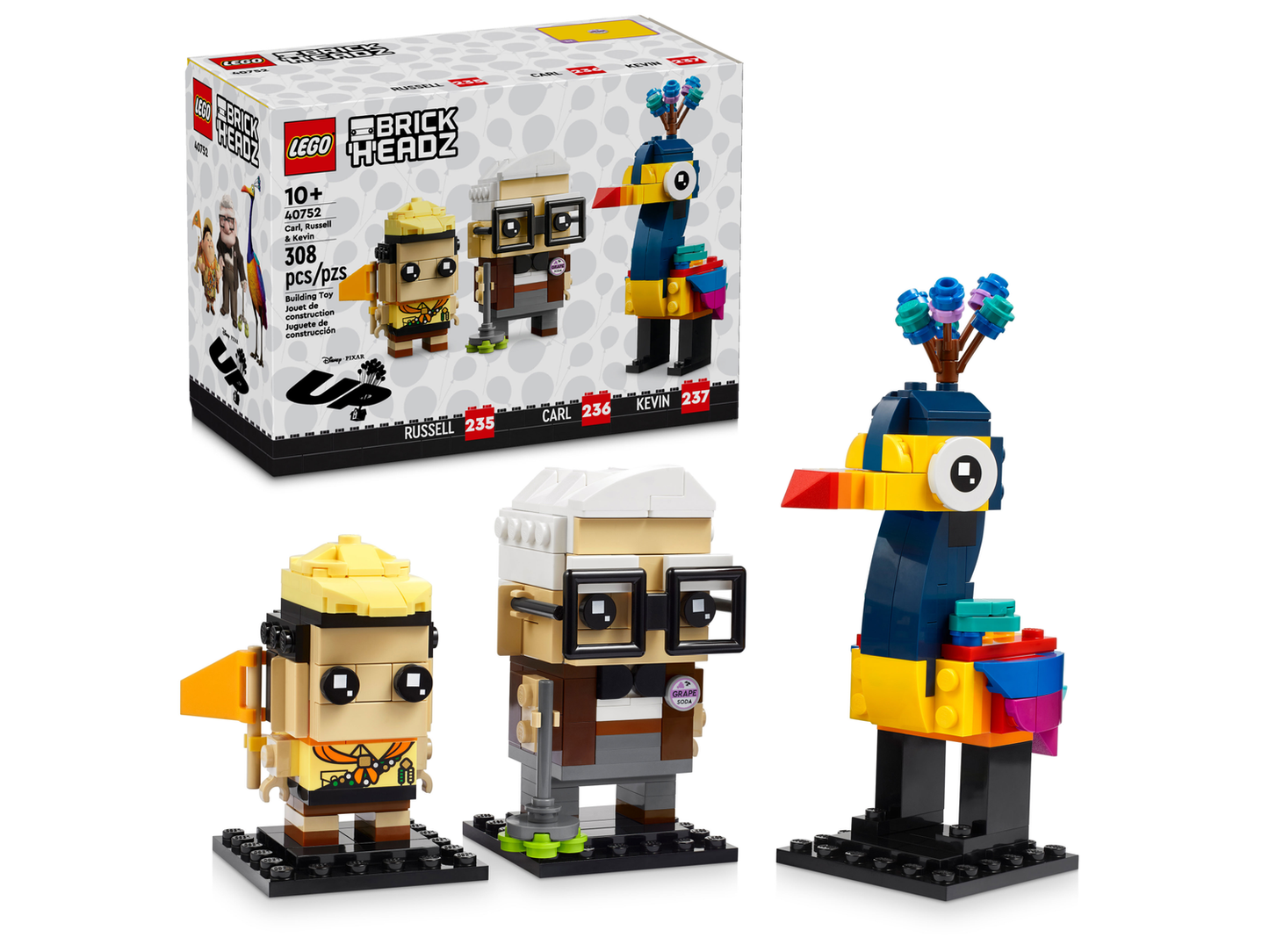 BrickHeadz 40752 Carl, Russell und Kevin