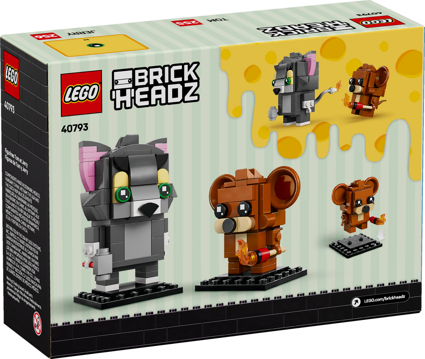 BrickHeadz 40793 Tom & Jerry Figuren