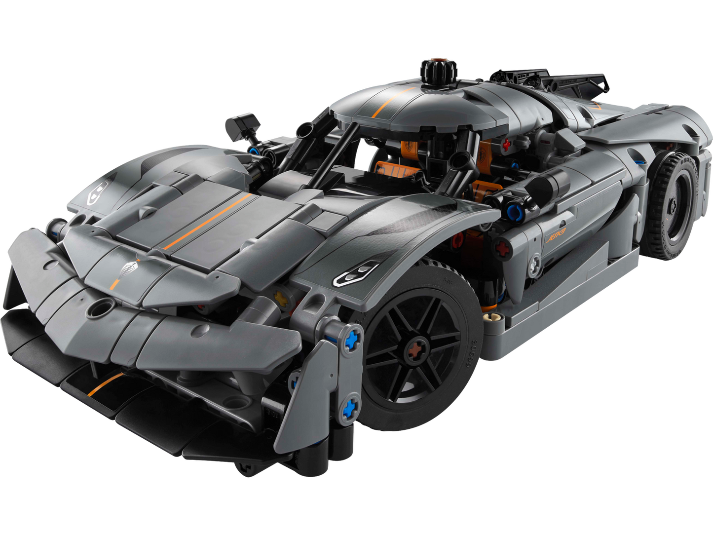 Technic 42173 Koenigsegg Jesko Absolut Supersportwagen in Grau