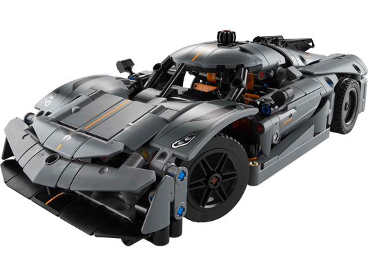 Technic 42173 Koenigsegg Jesko Absolut Supersportwagen in Grau