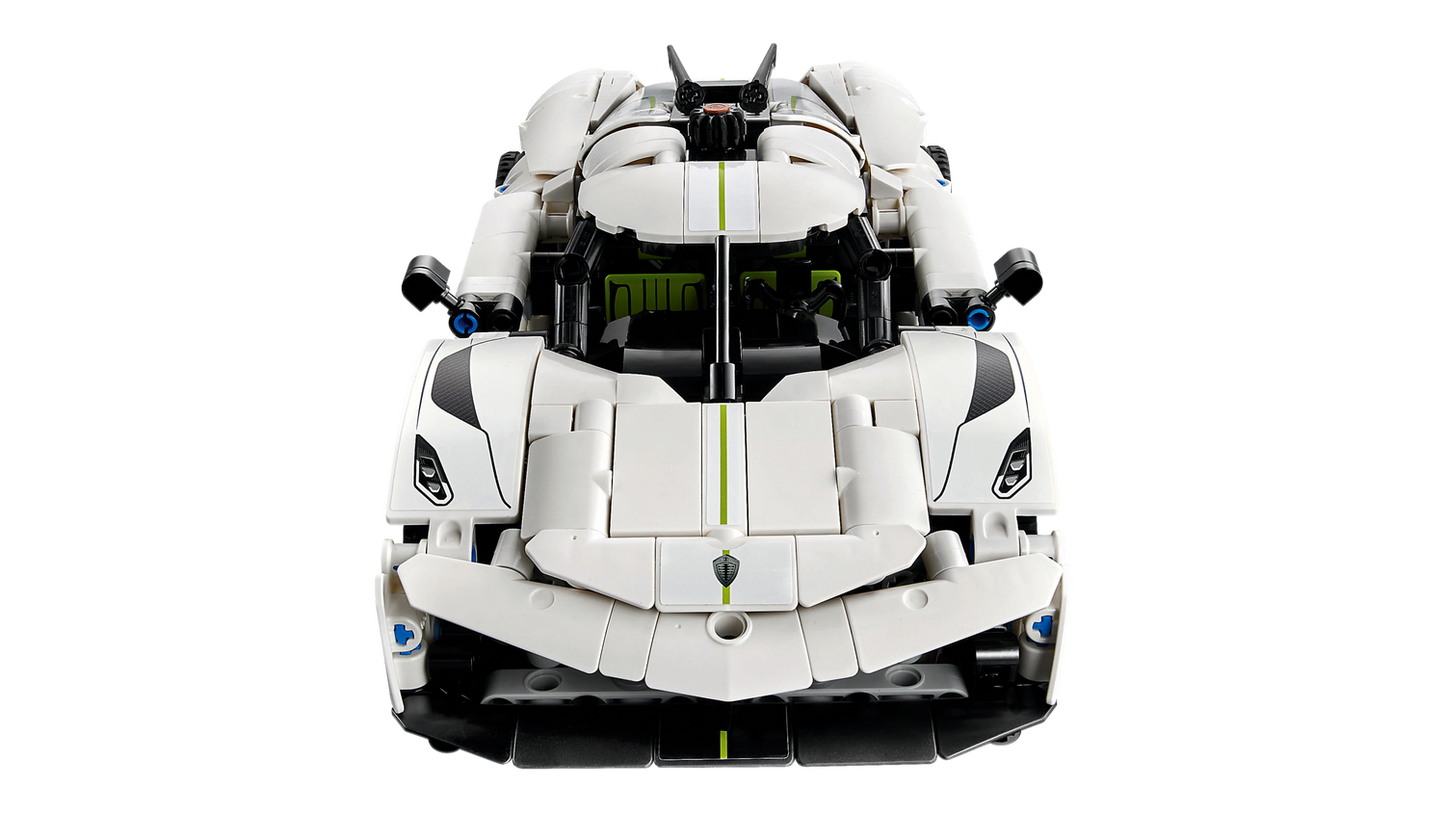 Technic 42184 Koenigsegg Jesko Absolut Supersportwagen in Weiß