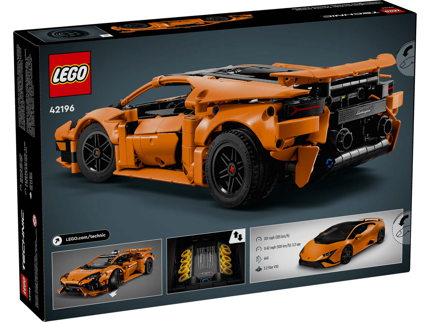 Technic 42196 Lamborghini Huracán Tecnica Orange