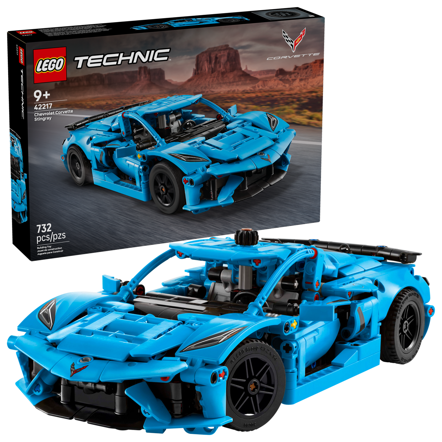 Technic 42217 Chevrolet Corvette Stingray in Blau
